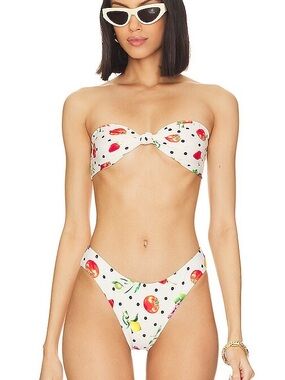 WeWoreWhat "Fruits off"  Bandeau Bikini Set